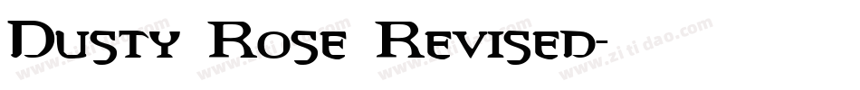 Dusty Rose Revised字体转换